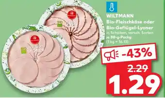 Kaufland WILTMANN Bio-Fleischkäse oder Bio-Geflügel-Lyoner Angebot