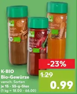 Kaufland K-BIO Bio-Gewürze Angebot