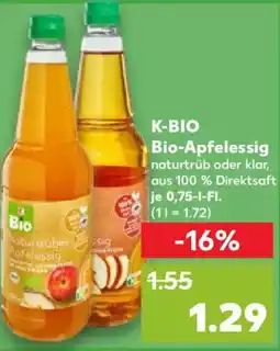 Kaufland K-BIO Bio-Apfelessig Angebot