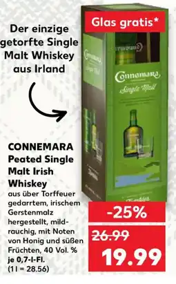 Kaufland CONNEMARA Peated Single Malt Irish Whiskey Angebot