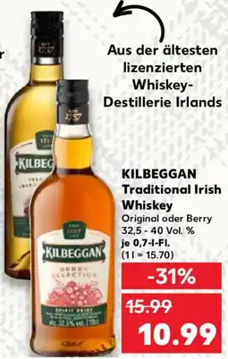 Kaufland KILBEGGAN Traditional Irish Whiskey Angebot