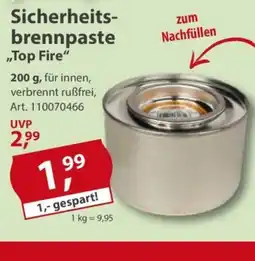Sonderpreis Baumarkt Sicherheitsbrennpaste ,,Top Fire" Angebot