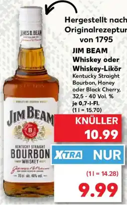 Kaufland JIM BEAM Whiskey oder Whiskey-Likör Angebot