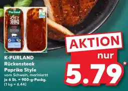 Kaufland K-PURLAND Rückensteak Paprika Style Angebot