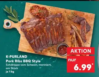 Kaufland K-PURLAND Pork Ribs BBQ Style Angebot
