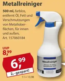Sonderpreis Baumarkt Metallreiniger Angebot