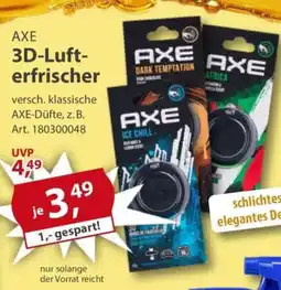 Sonderpreis Baumarkt AXE 3D-Luft- erfrischer Angebot