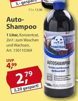 Sonderpreis Baumarkt ROBBYROB Auto- Shampoo Angebot