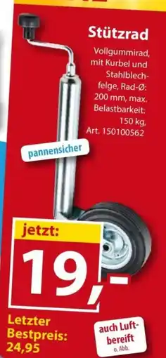 Sonderpreis Baumarkt Stützrad Angebot