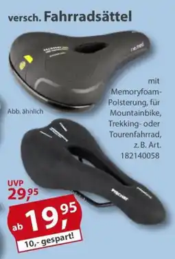 Sonderpreis Baumarkt versch. Fahrradsättel Angebot