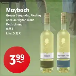 Getränke Hoffmann Maybach Grauer Burgunder, Riesling oder Sauvignon Blanc Angebot