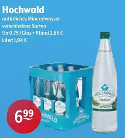 Getränke Hoffmann Hochwald natürliches Mineralwasser Angebot