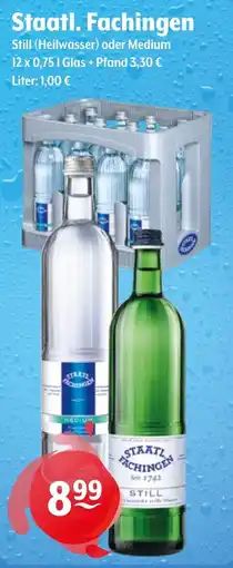 Getränke Hoffmann Staatl. Fachingen Still (Heilwasser) oder Medium Angebot