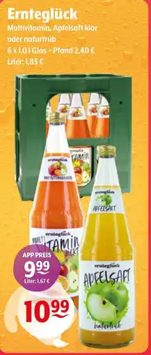 Getränke Hoffmann Ernteglück Multivitamin, Apfelsaft klar oder naturtrüb Angebot