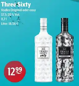 Getränke Hoffmann Three Sixty Vodka Original oder easy Angebot