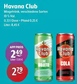 Getränke Hoffmann Havana Club Mixgetränk Angebot