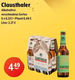 Getränke Hoffmann Clausthaler Alkoholfrei Angebot
