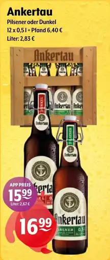 Getränke Hoffmann Ankertau Pilsener oder Dunkel Angebot