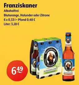 Getränke Hoffmann Franziskaner Alkoholfrei Blutorange, Holunder oder Zitrone Angebot