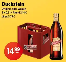 Getränke Hoffmann Duckstein Original oder Weizen Angebot