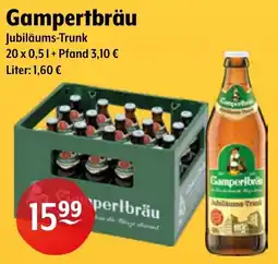 Getränke Hoffmann Gampertbräu Jubiläums-Trunk Angebot