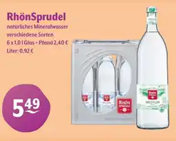 Getränke Hoffmann RhönSprudel natürliches Mineralwasser Angebot