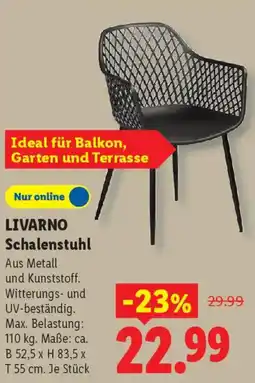 Lidl LIVARNO Schalenstuhl Angebot