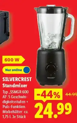 Lidl SILVERCREST Standmixer Typ SSMGR 600 A1". Angebot