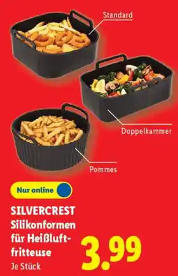 Lidl SILVERCREST Silikonformen für Heißluft- fritteuse Angebot