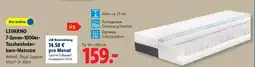 Lidl LIVARNO 7-Zonen-1000er- Taschenfederkern-Matratze Modell,,Royal Support Visco". Angebot
