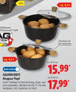 Lidl SILVERCREST Aluguss-Topf Angebot