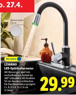 Lidl LIVARNO LED-Spültischarmatur Angebot