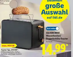Lidl SILVERCREST Toaster: Typ „STH 900" Angebot