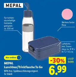 Lidl MEPAL Lunchbox/Trinkflasche To Go Angebot
