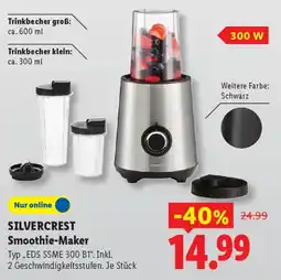 Lidl SILVERCREST Smoothie-Maker Typ, EDS SSME 300 B1". Angebot