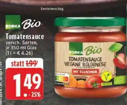 Edeka EDEKA Bio Tomatensauce Angebot