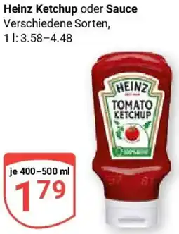 Globus Heinz Ketchup oder Sauce Angebot