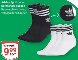 Globus Adidas Sport- oder Kurzschaft-Socken Angebot