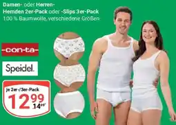 Globus con-ta Damen oder Herren Hemden oder Slips Angebot