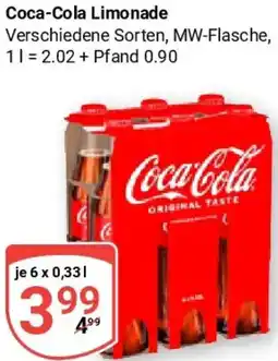 Globus Coca-Cola Limonade Angebot