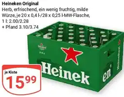 Globus Heineken Original Angebot