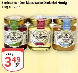 Globus Breitsamer Der klassische Dreierlei Honig Angebot