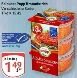 Globus Feinkost Popp Brotaufstrich Angebot