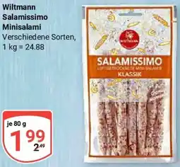 Globus Wiltmann Salamissimo Minisalami Angebot