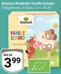 Globus Alnatura Kindereis Vanille Schoko Angebot