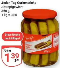 Globus Jeden Tag Gurkensticks Angebot