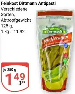 Globus Feinkost Dittmann Antipasti Angebot