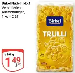 Globus Birkel Nudeln No.1 Angebot