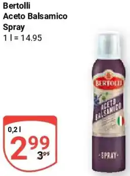 Globus Bertolli Aceto Balsamico Spray Angebot