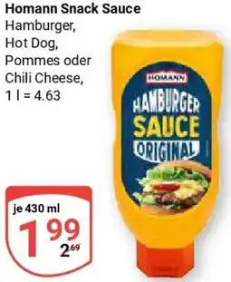Globus Homann Snack Sauce Angebot